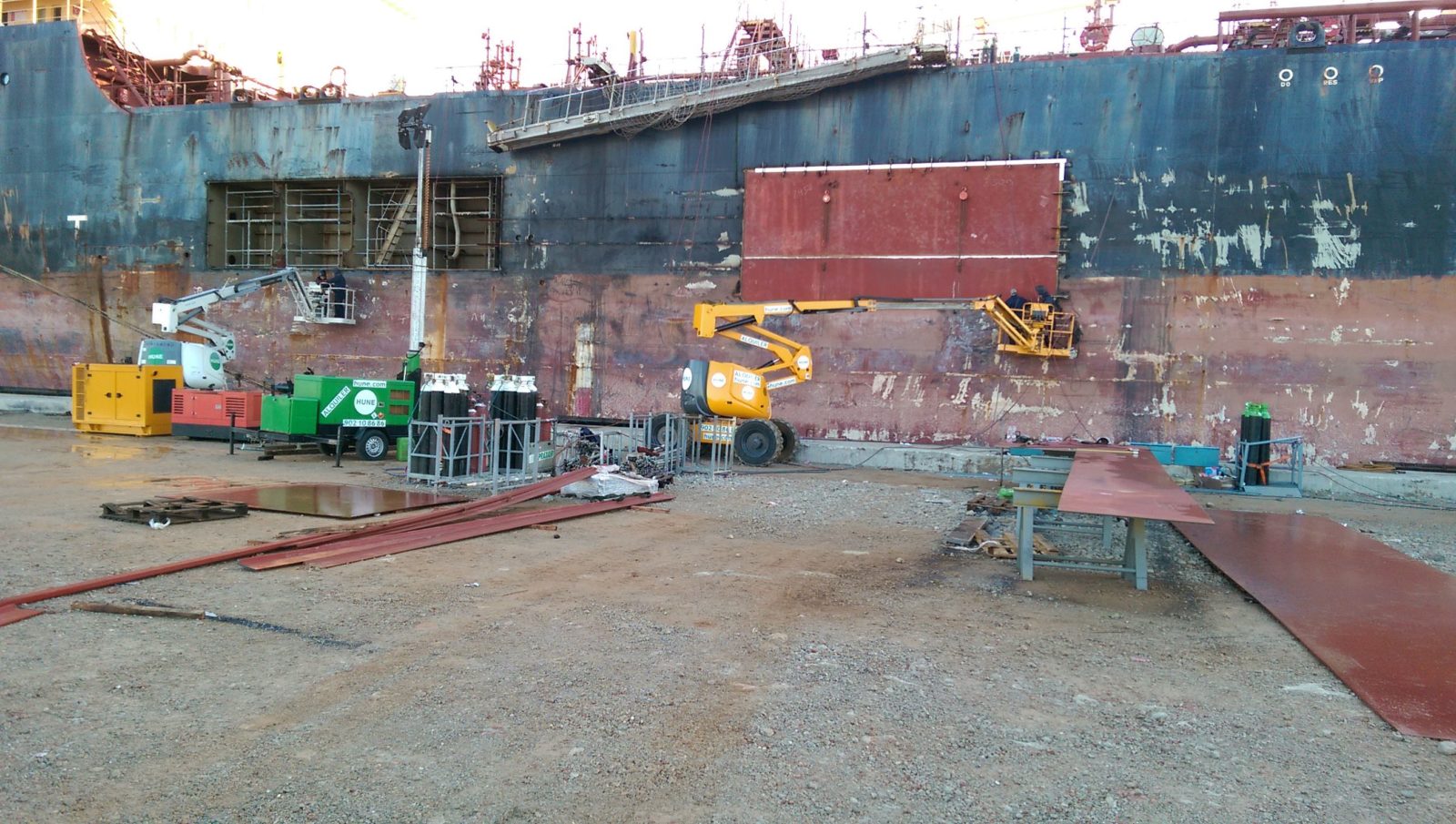 Reparación de Chapa de Costado Norsur